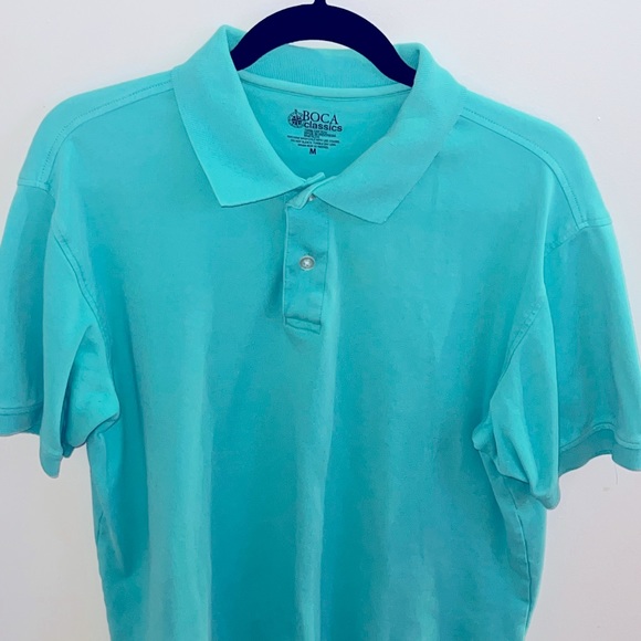 Mens Green Polo Shirt - Picture 1 of 3
